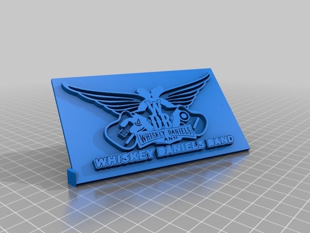 whiskey daniels band 3d printing 3D print model - Mito3D