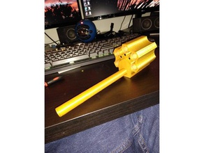 nerf blow gun - 6 shot toy & game accessories 3d print model - Mito3D