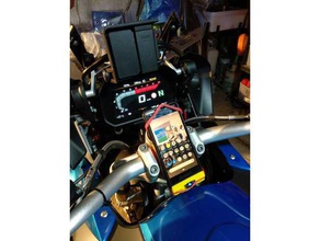 bisiklet akıllı telefon sahibi cep telefonu google piksel motosiklet standı bağlama 3d print model - Mito3D
