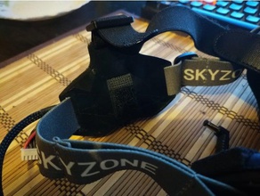 skyzone fpv fatshark lunettes de sangle arrière r c véhicules googles la 3d print model - Mito3D