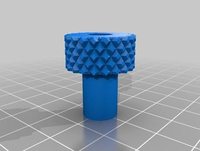 heat bed nut m4 3d printer parts heatbed heated hypercube evolution screw 3d print model - Mito3D
