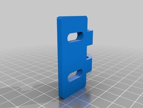 door hinge 3d printer parts 3030 extrusion hypercube simple 3d print model - Mito3D