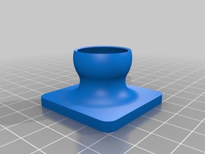 fixation pour boule de test evoque le bricolage personnalisé 3d print model - Mito3D