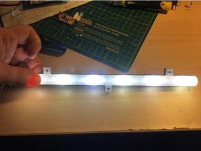 6 x 5mm led light strip 24v l'elettronica Led luce a striscia del 3d print model - Mito3D
