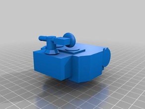 simple marksman turret 3d printing wargamming 3d print model - Mito3D