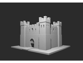 pequeño castillo juegos fort 3d print model - Mito3D