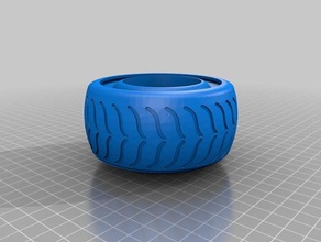 skateboard off-road tyre r c vehicles electric offroad wheel 3d print model - Mito3D