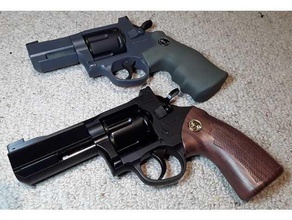 gel blaster revolver bull barrel mod passe-temps airsoft de pistolet gelsoft 3d print model - Mito3D