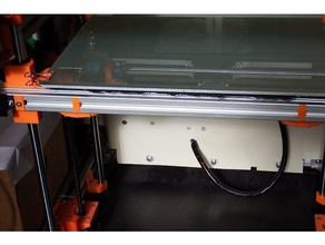 rígida mesa quente suporte hipercubo evolução Impressora 3d de peças evo montagem 3d print model - Mito3D