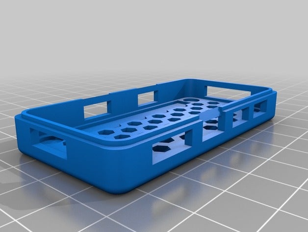 openaps bonnet casing adafruit insulin pump pancreas raspberry pi case 3D print model - Mito3D