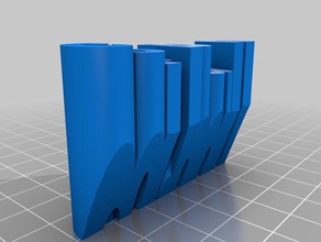corban Typenschild office kundengebundene 3d print model - Mito3D