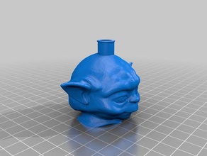 yoda shisha bocca suggerimento 3d print model - Mito3D