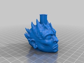 got night king shisha mouth tip gameofthrones mouthpiece mouthtip 3d print model - Mito3D