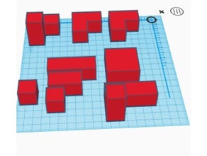square puzzle 3d printer accessories cube fun imposible puzzel 3d print model - Mito3D