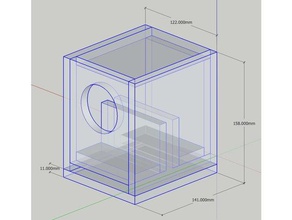 speaker box audio makermachine36 3d print model - Mito3D