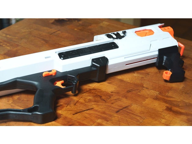 nerf rival hades fore-grip toys & games helios mod 3D print model - Mito3D