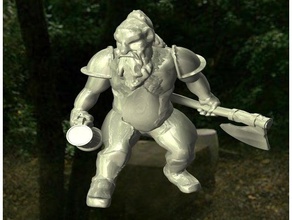 dangerous drinking dwarf toy & game accessories 3d print model - Mito3D