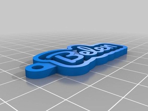 belen keychains customized 3d print model - Mito3D