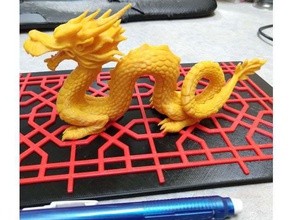 chinois dragon v21 les créatures L'impression 3d la créature dlp de donjons dragons fdm figure fsm miniature moster mtg savage sla sls dessus table 3d print model - Mito3D