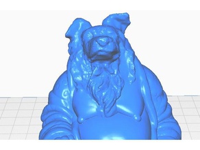 border collie buddha canine collection sculptures dog remix 3d print model - Mito3D