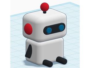 cgp grey bot heykeller cgpgrey sevimli robot heykel oyuncak 3d print model - Mito3D