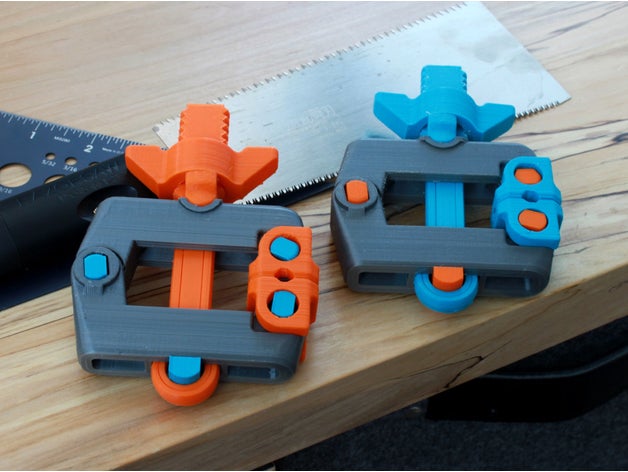twistlock grampo ferramentas manuais grampos rosca threads as o woodworking para madeira 3D print model - Mito3D