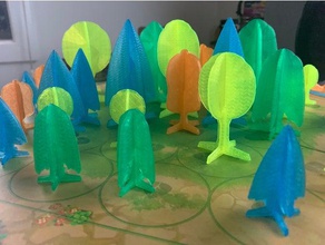 la fotosintesi boardgame alberi giocattolo & accessori di gioco da tavolo slot albero 3d print model - Mito3D