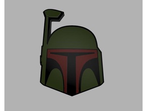 boba fett ricevitore intoppo di copertura automotive starwars star wars gancio traino 3d print model - Mito3D