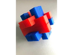 en bois de puzzle cube puzzles 3d print model - Mito3D