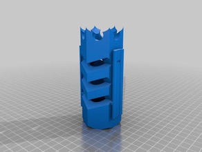 nerf baril tac rails le bricolage 3d print model - Mito3D