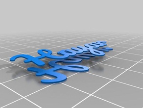 hayar keychains customized 3d print model - Mito3D