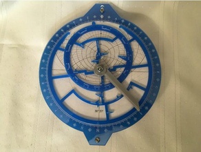 astrolabe de base physique et l'astronomie lasercut lasercutter médiévale 3d print model - Mito3D