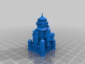 set mittelalterlichen Häusern Gebäude & Strukturen Burg diy Haus mittelalterliche der Miniatur miniaturen Stadt 3d print model - Mito3D