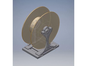 spool holder - adjustable width 3d printer accessories 3d print model - Mito3D