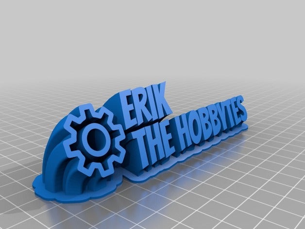 erik office customized 3D print model - Mito3D