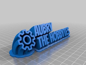 aubry office customized 3d print model - Mito3D
