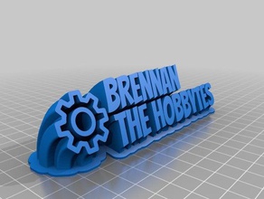 brennan ofis özelleştirilmiş 3d print model - Mito3D
