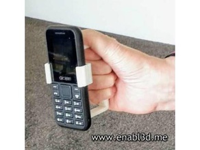 Barrierefreiheit Griff - alcatel Handy die Zugänglichkeit Hilfe alcatel-1066 Behinderung mobile Telefon 3d print model - Mito3D