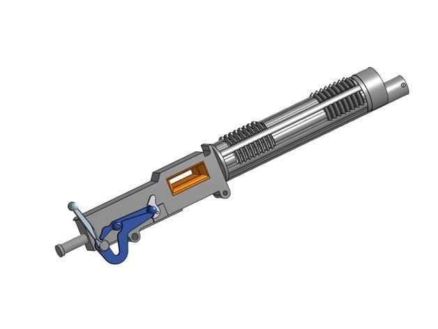 metralhadora vickers adereços 3D print model - Mito3D