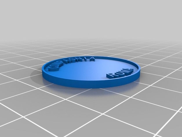 roma monedas & insignias personalizado 3D print model - Mito3D