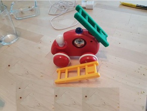 brio firetruck ladder toy & game accessories 3d print model - Mito3D
