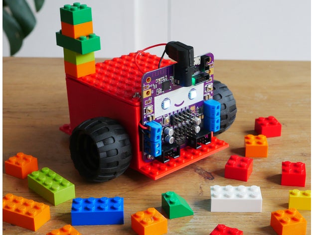 lego smartibot robot chasis la robótica bluetooth de compatible el 3D print model - Mito3D