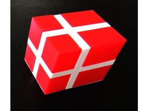 bandeira dinamarquesa 3d print model - Mito3D