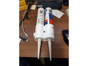 sealant tube holder tool holders & boxes 3d print model - Mito3D