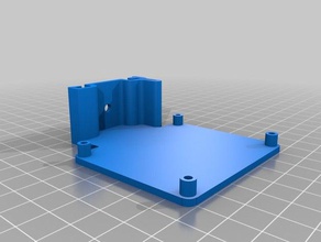 raspberry pi din rail mount electronics 3d print model - Mito3D