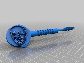 faced corkscrew 3d printing 3d print model - Mito3D