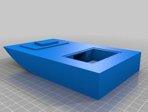 rc hidrodeslizador La impresión en 3d abs aire barco pla 3d print model - Mito3D