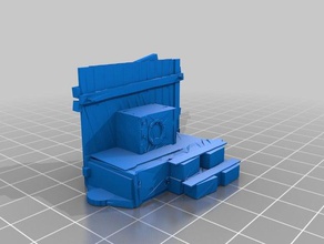 standing guard posts toys & games fallout terrain wargaming 3d print model - Mito3D