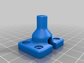 bowden tube support anycubic i3 mega-s 3d printing mega 3d print model - Mito3D
