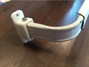 curtain rod mount replacement parts 3d print model - Mito3D